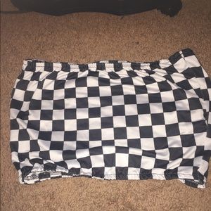 Checkered Bandeau
